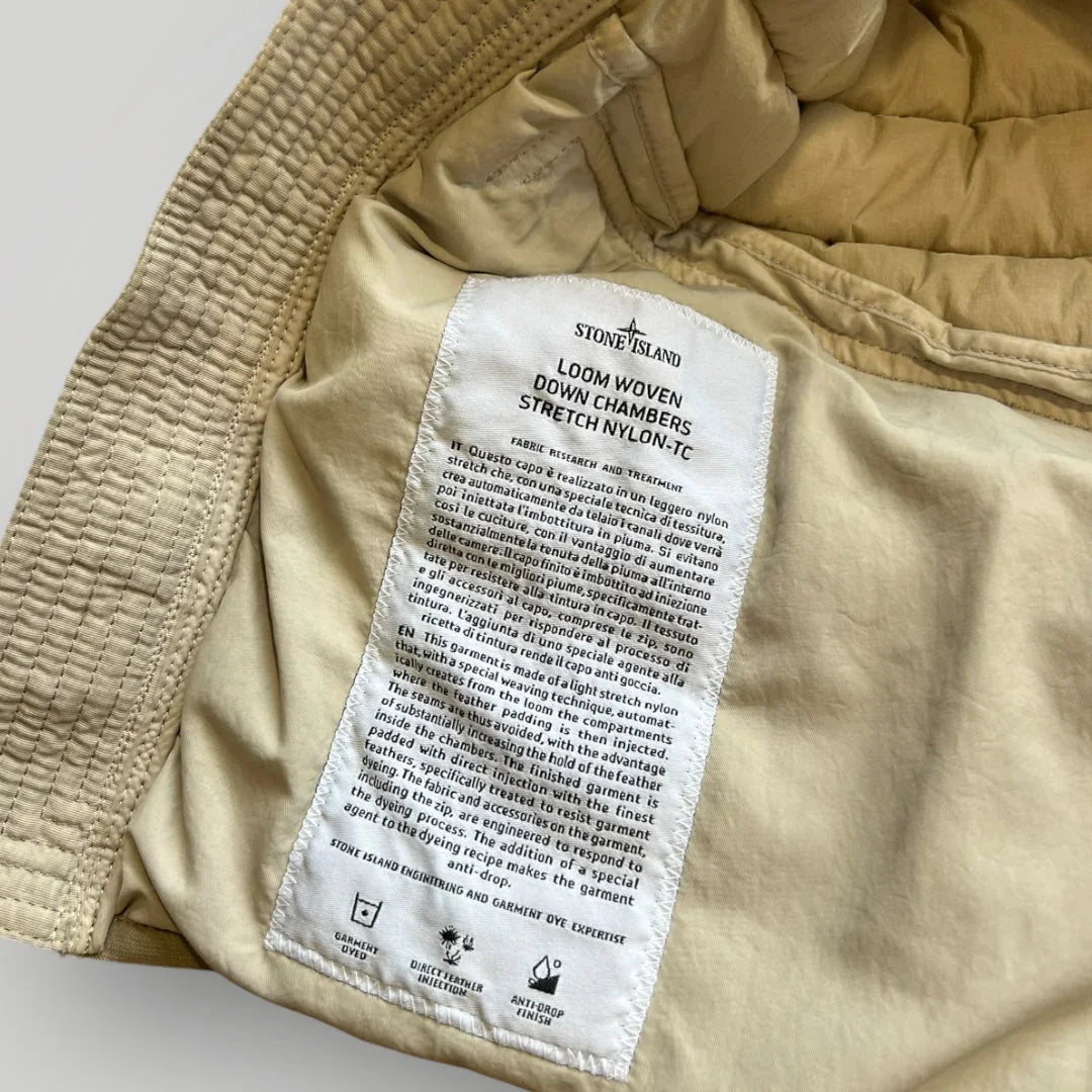Stone Island Loom Woven down Chambers Stretch Nylon Jacket M