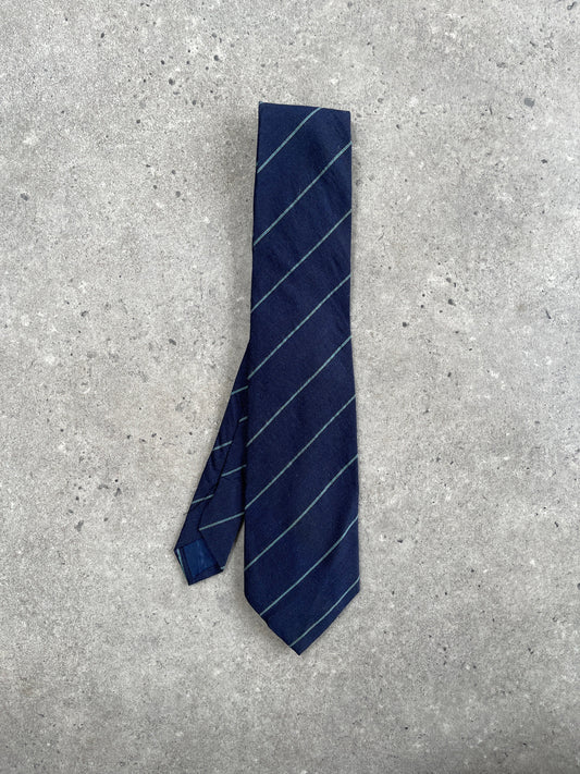 Vintage 1990s Wool Striped Tie
