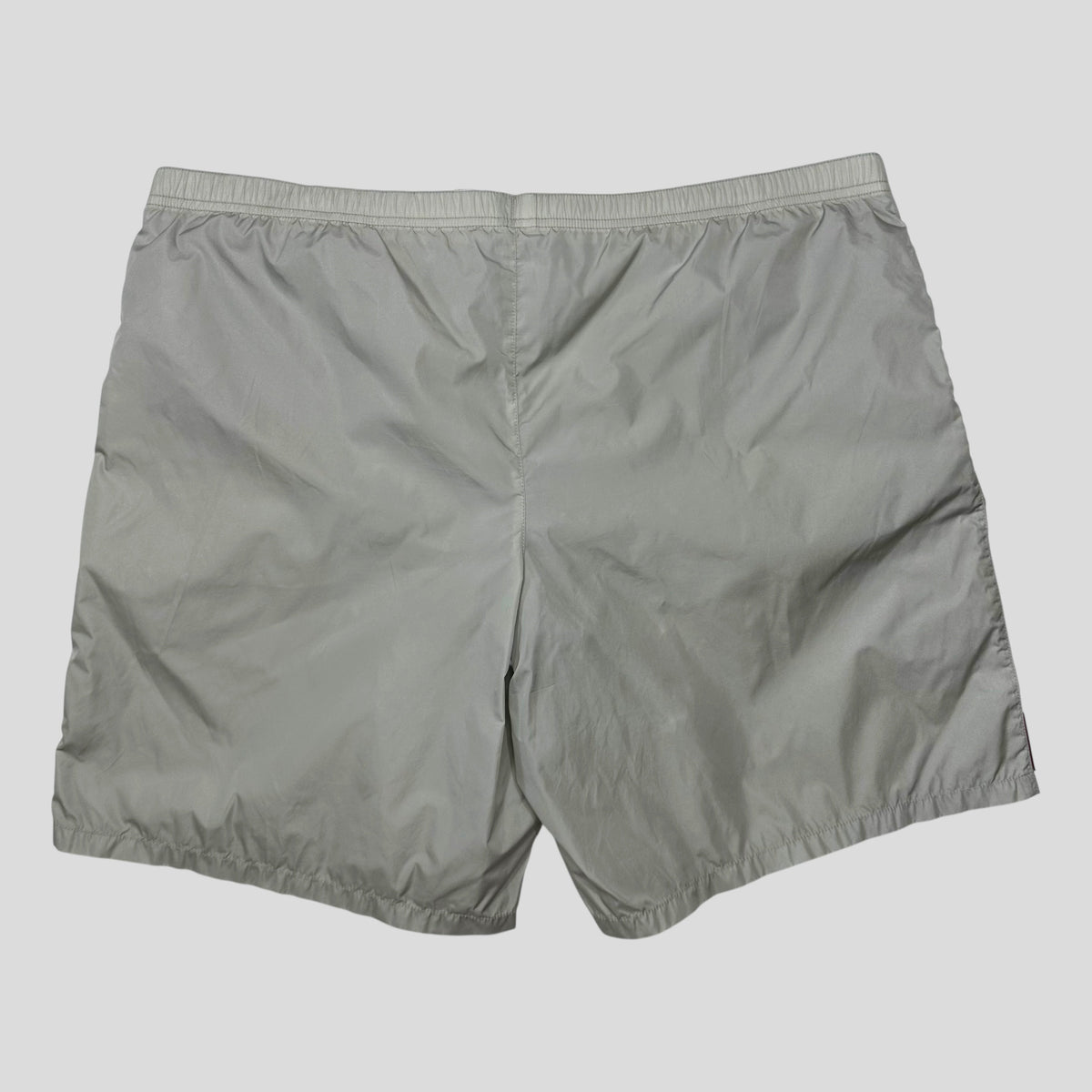 Prada Sport 2007 Nylon Red Tab Swim Shorts - IT52 (L) | Large, Grey