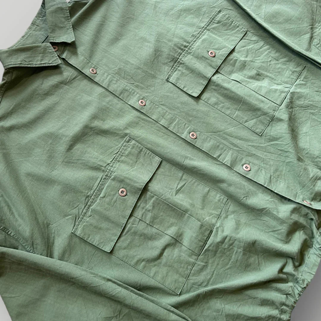 Farmers Market by Anglan Ballon Style Cinched Over-shirt XL