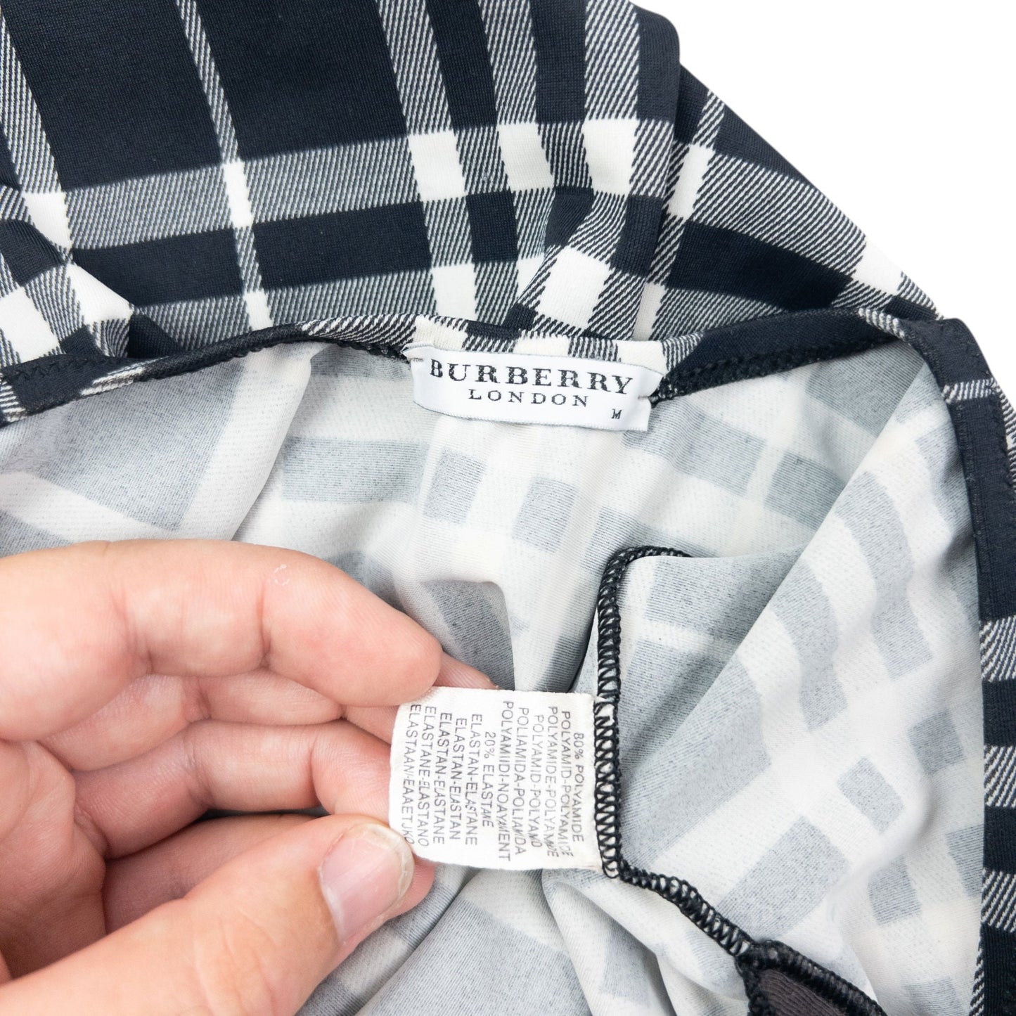 Vintage 2000s Burberry Nova Check Swimming Costume Womens Size M | Medium, Multicoloured