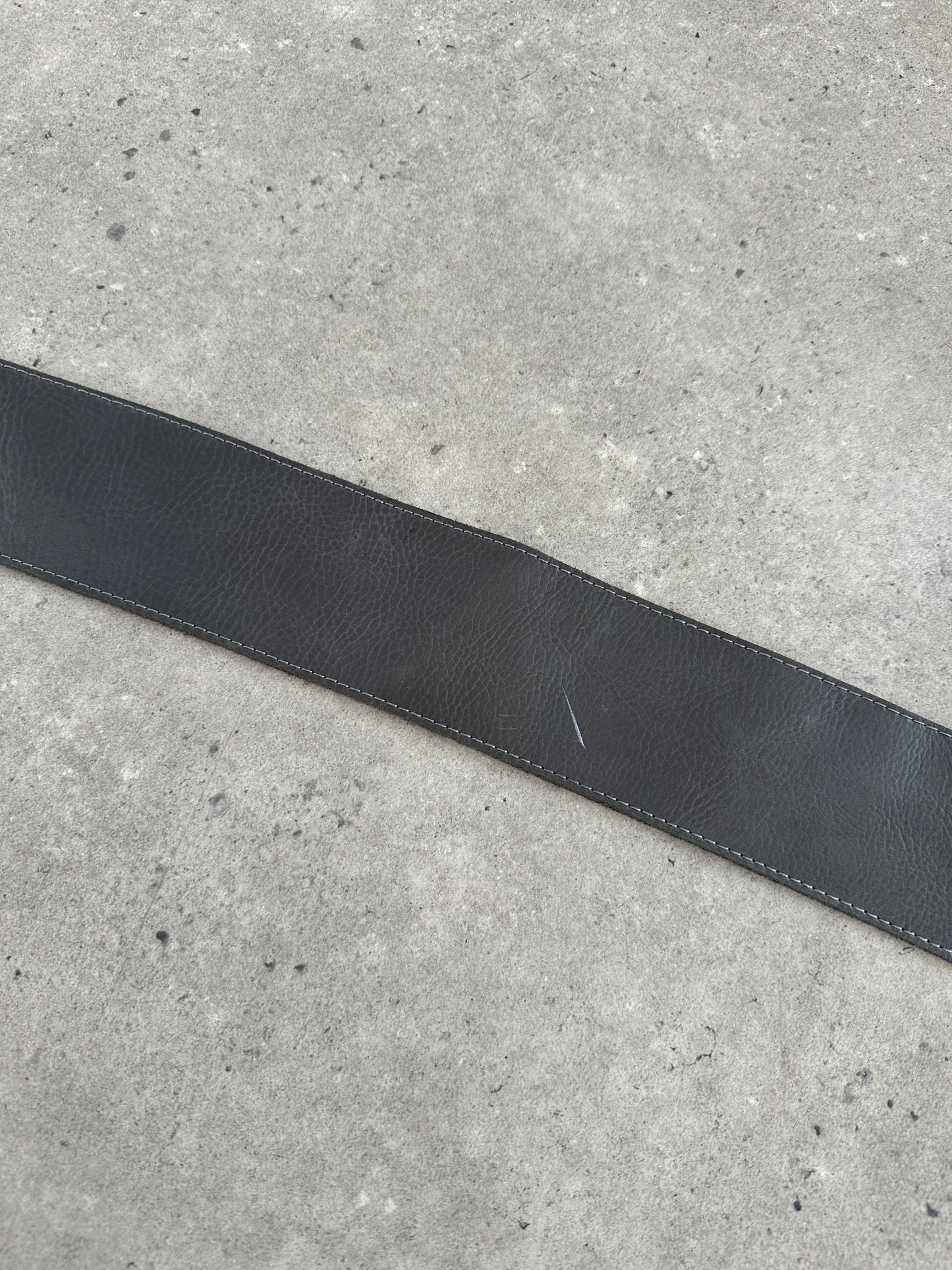 Vintage 1990s Chunky Circular Leather Belt - W35