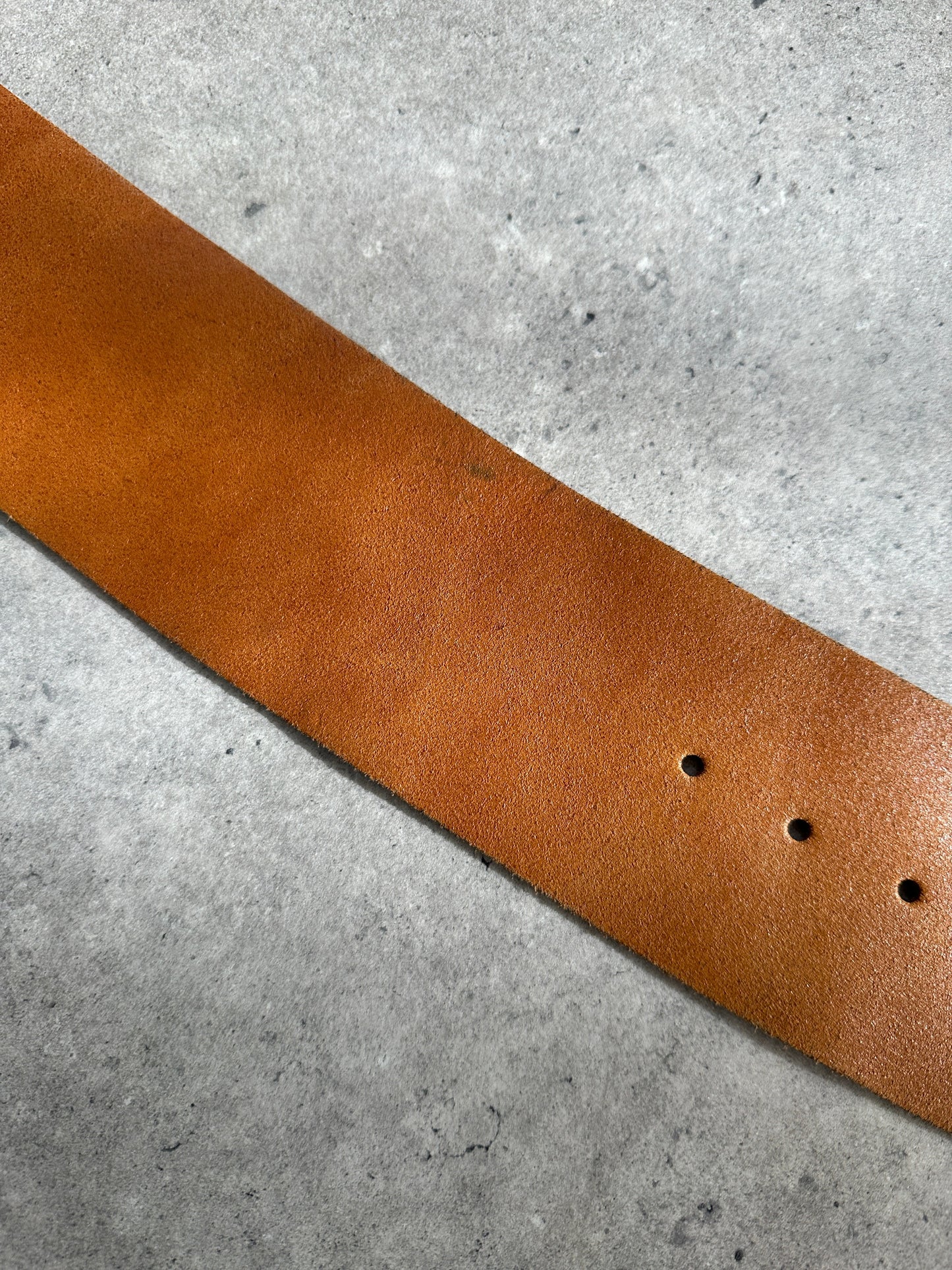 Italian Vintage 1990s Chunky Leather Belt - W28-32