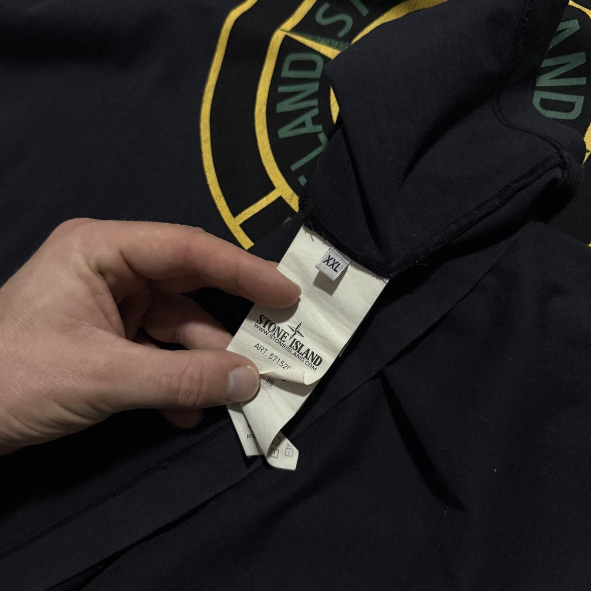 Stone Island Compass T-Shirt | XXL, Black