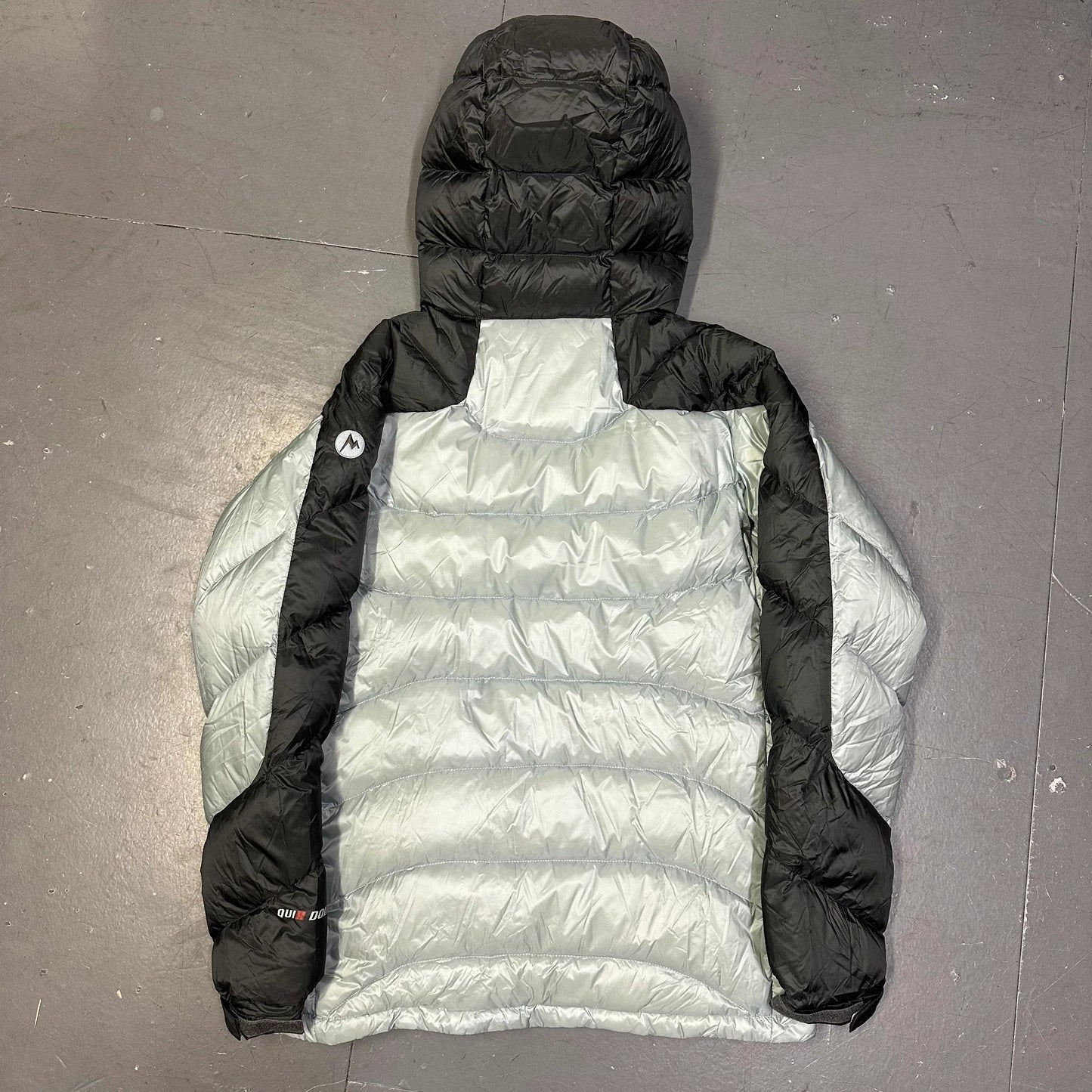 Marmot Down Puffer Jacket In Grey & Black ( S )