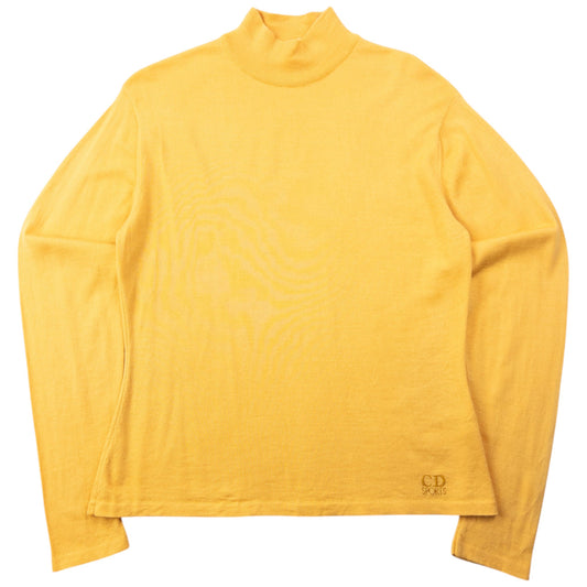 Vintage 90s Dior Sports Lightweight Turtleneck Jumper Womens Size M