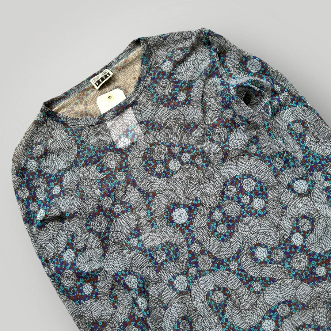 Issey Miyake Fete Mesh Top M