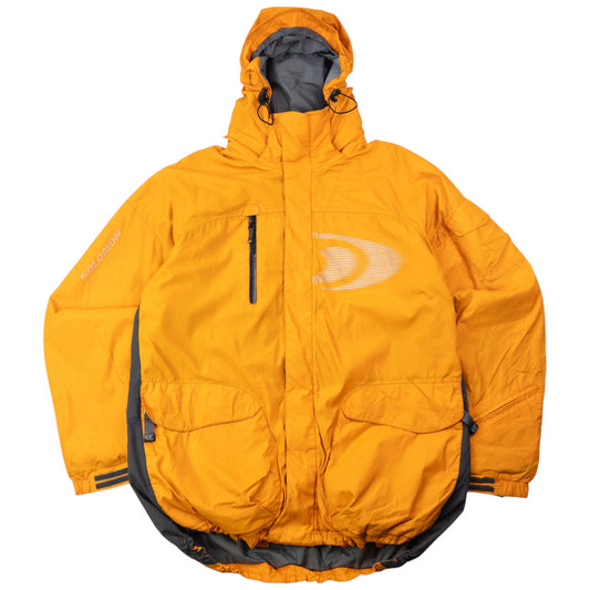 Vintage 2000s Salomon Zip Up Snowboarding Jacket Size XL | XL, Grey