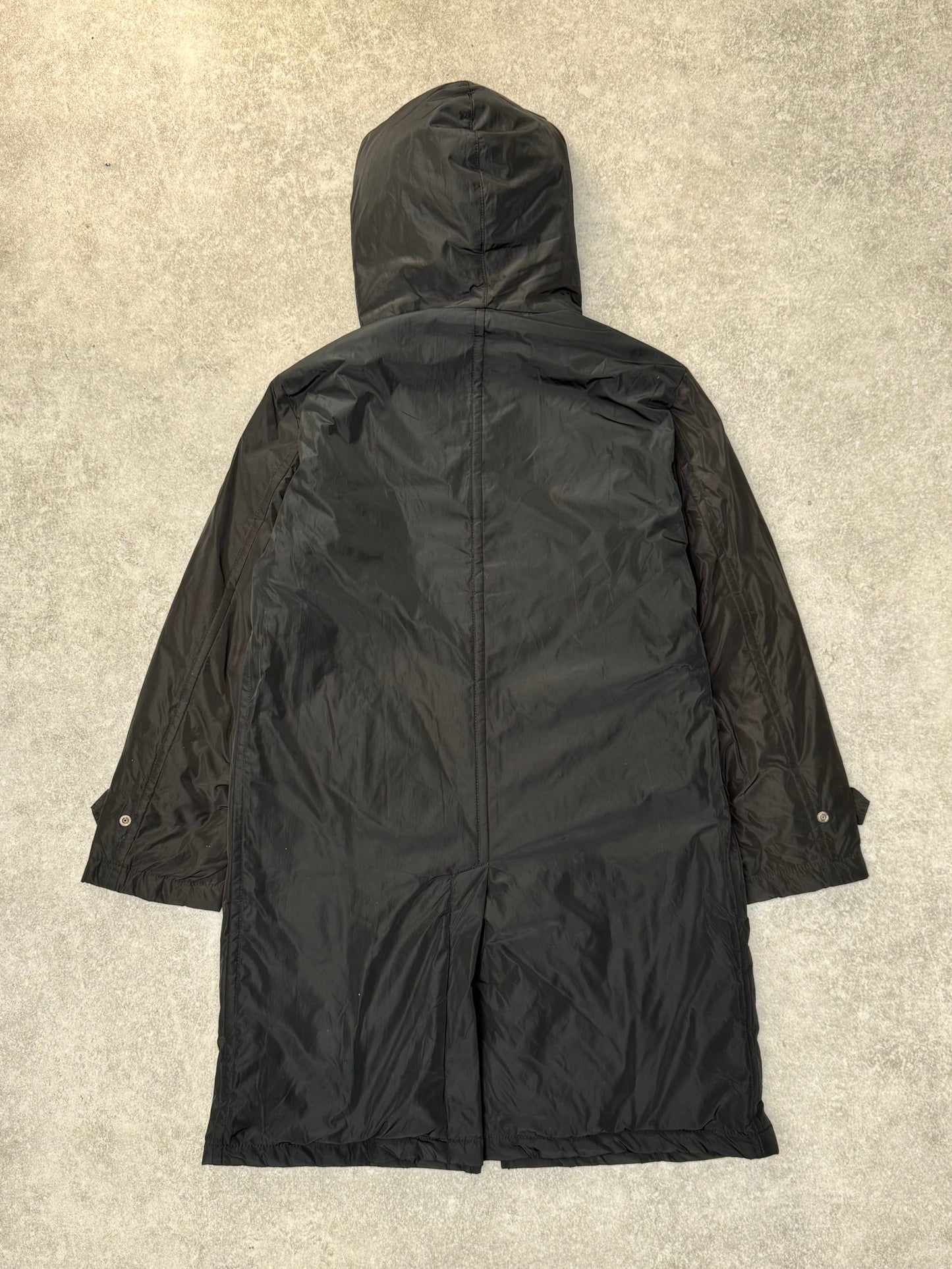 2000 Final Home Issey Miyake Asymmetrical Black Toggle Button Jacket