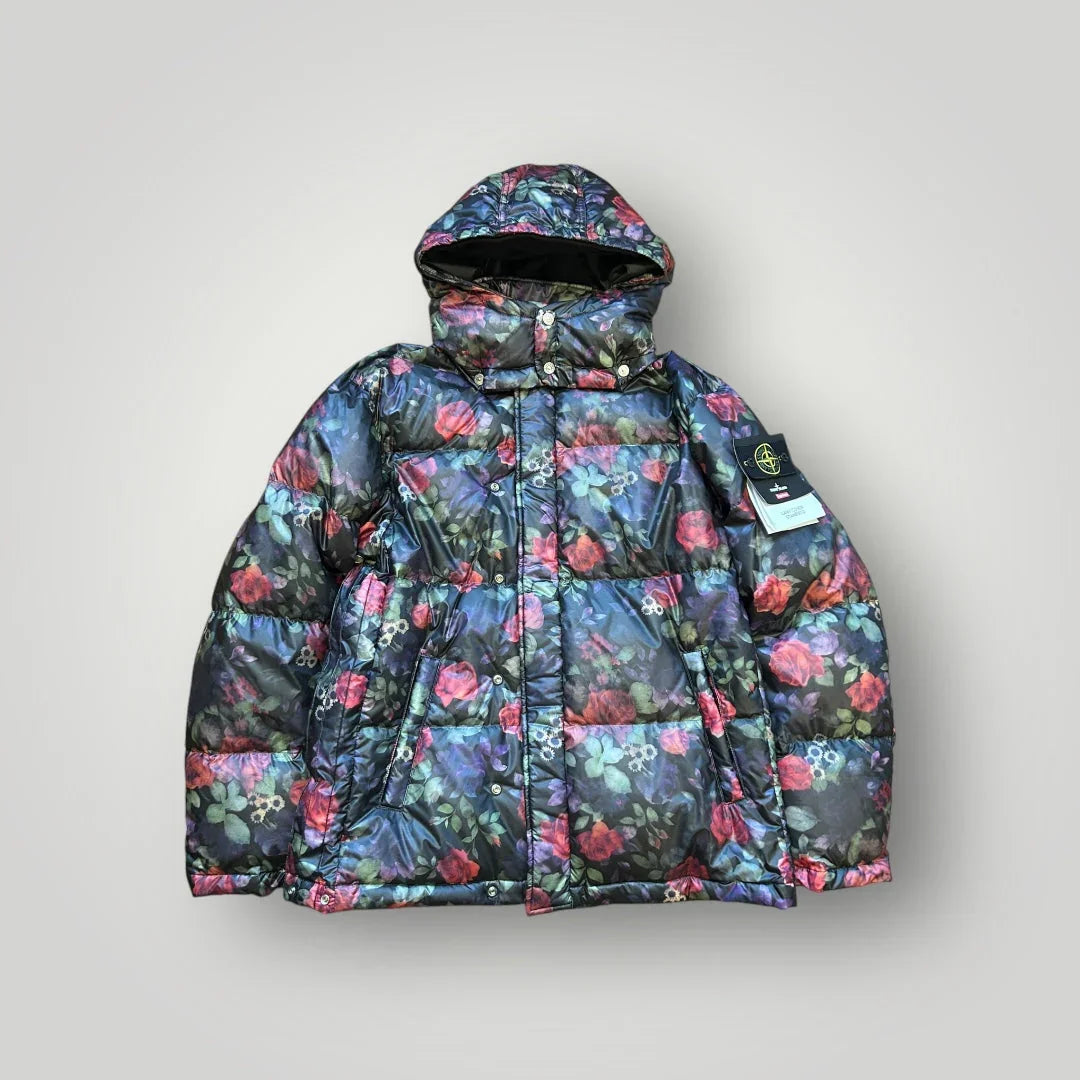 Stone Island x Supreme AW/17 Lamy Cover Stampato Puffer Jacket XL