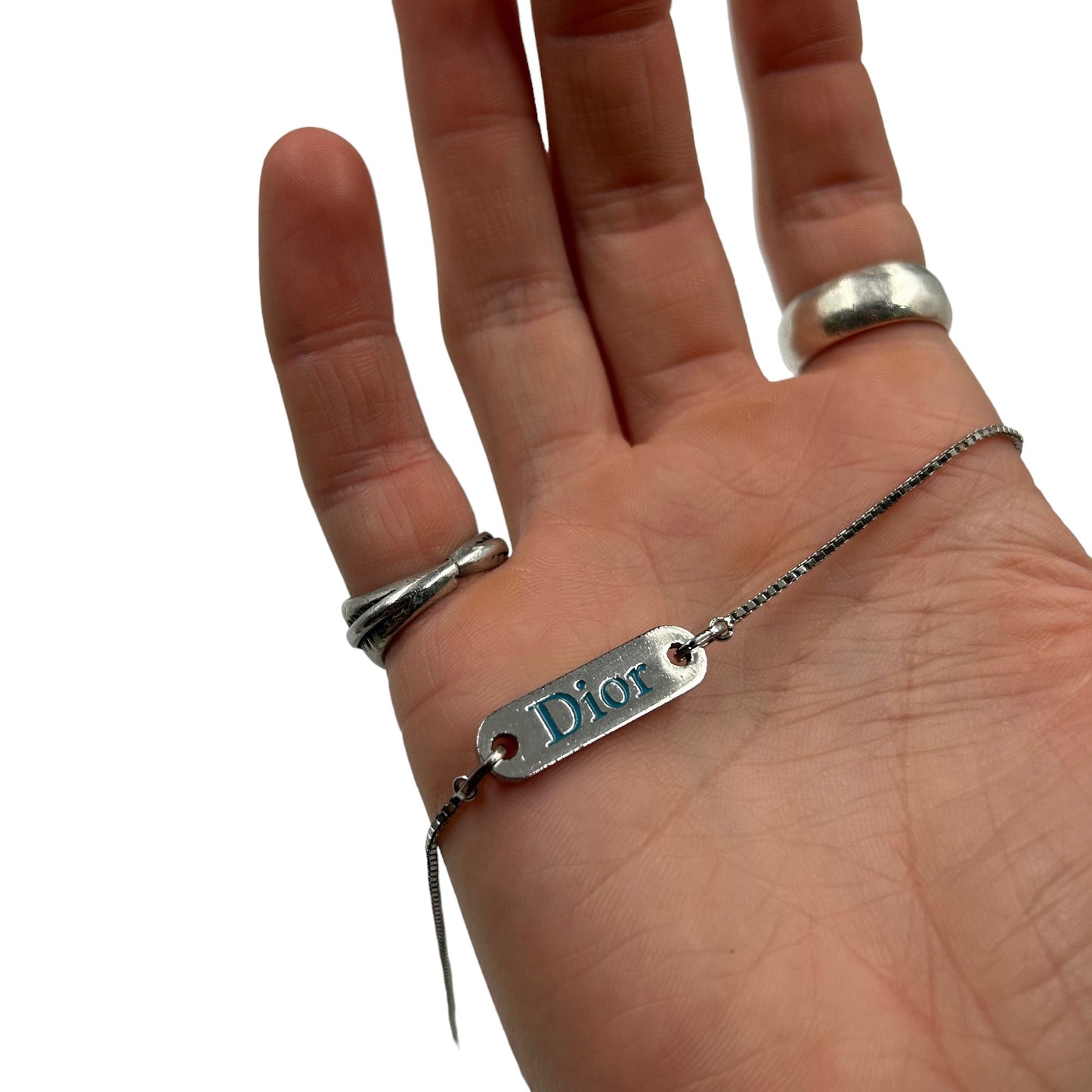 Vintage Dior Logo Necklace