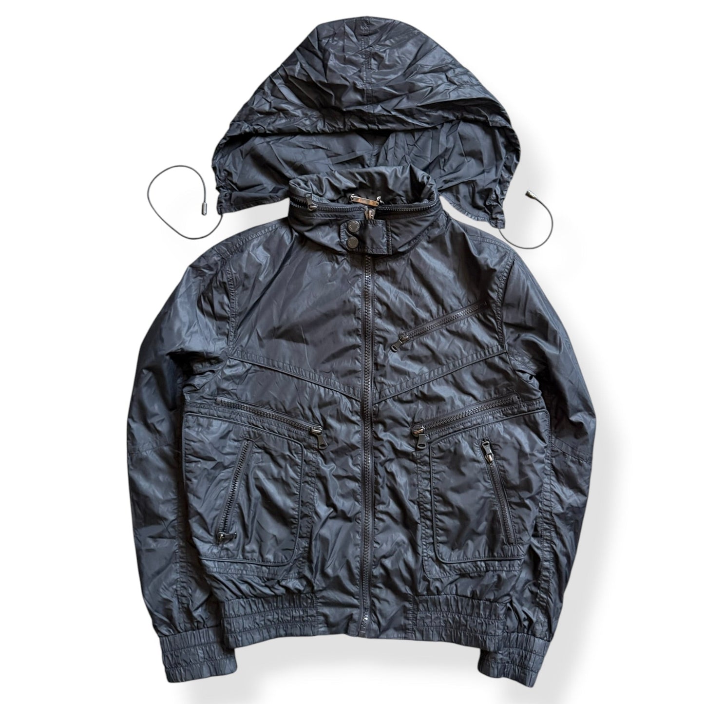 2000's Dolce & Gabbana Multipocket Nylon Jacket (M) | Default Title, Black