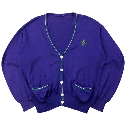 Vintage 90s Dior Button Up Cardigan Size M | Medium, Purple