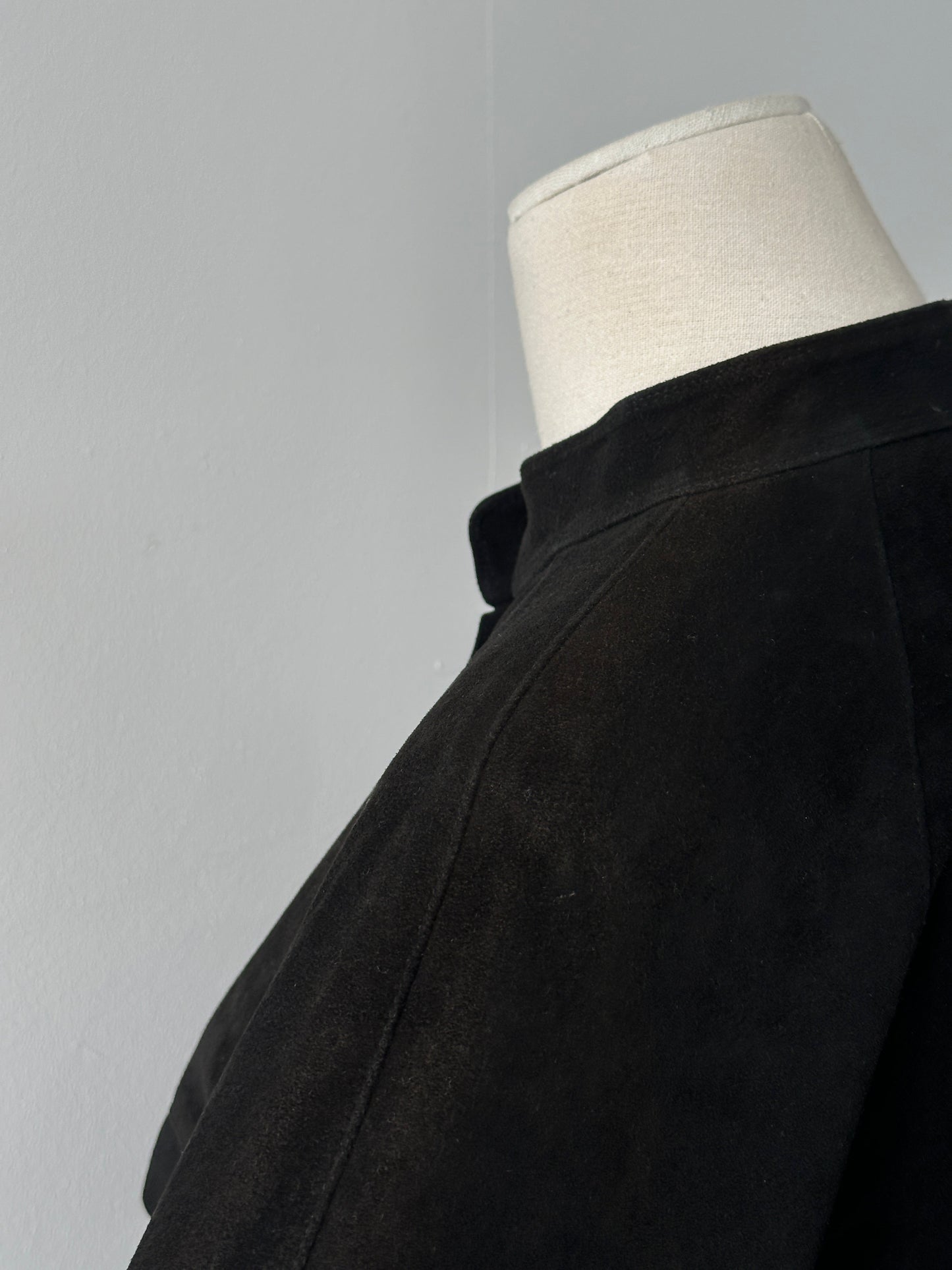 Gianni Versace x Beged-Or 1970s Suede Shirt - S | Black, Black