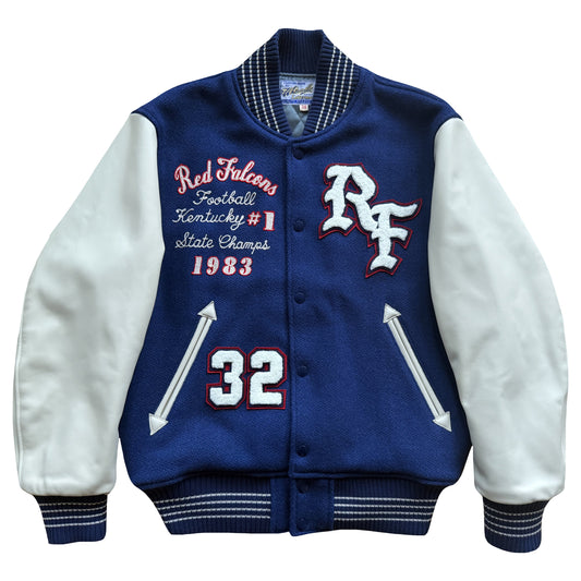 Whitesville 'Red Falcons' Varsity Jacket - M