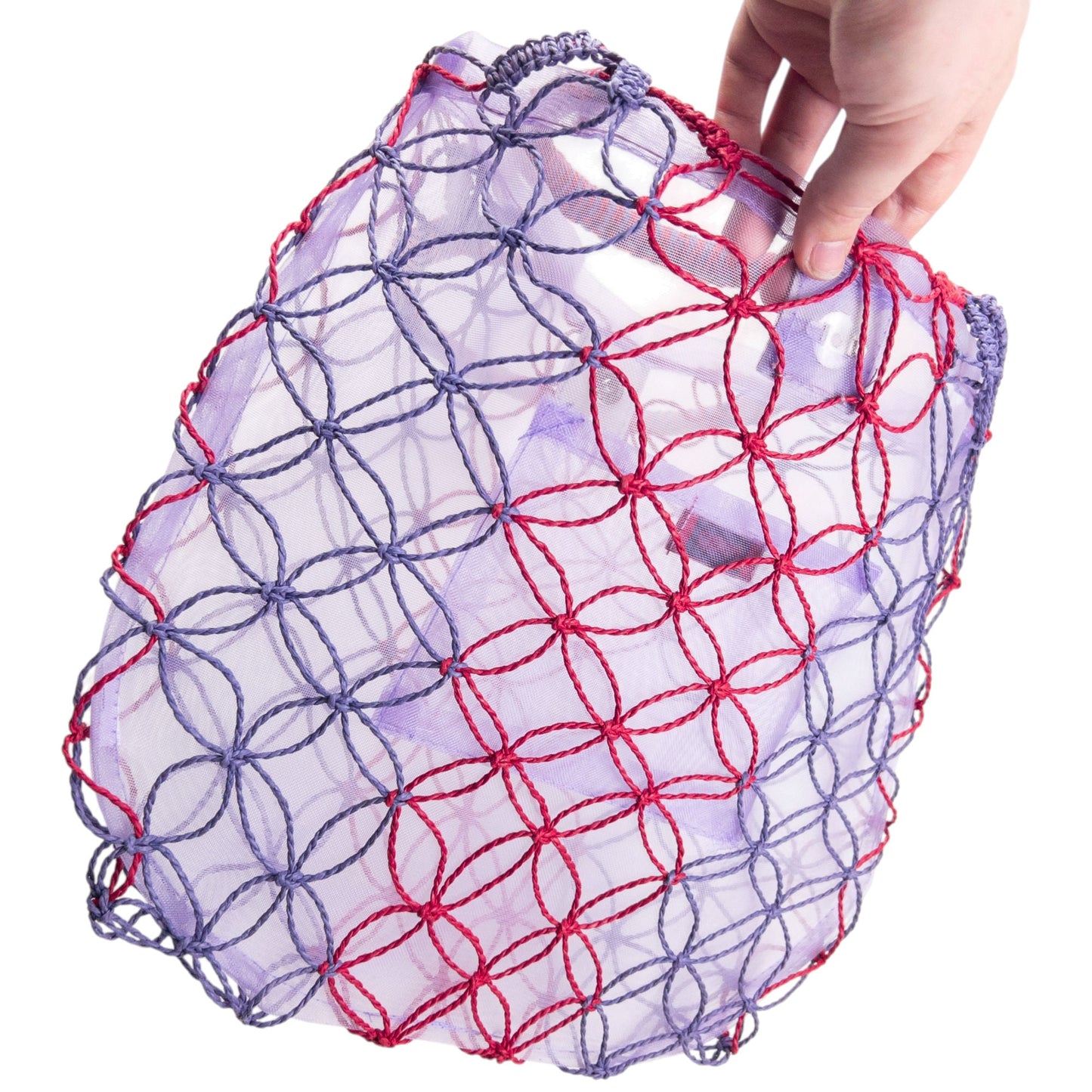 Vintage 2000s Hugo Boss Mesh Knot Handbag | O/S, Purple