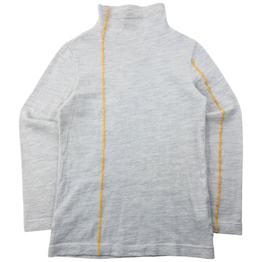 Vintage 90s Yohji Yamamoto Turtleneck Jumper Womens Size M | Medium, Grey
