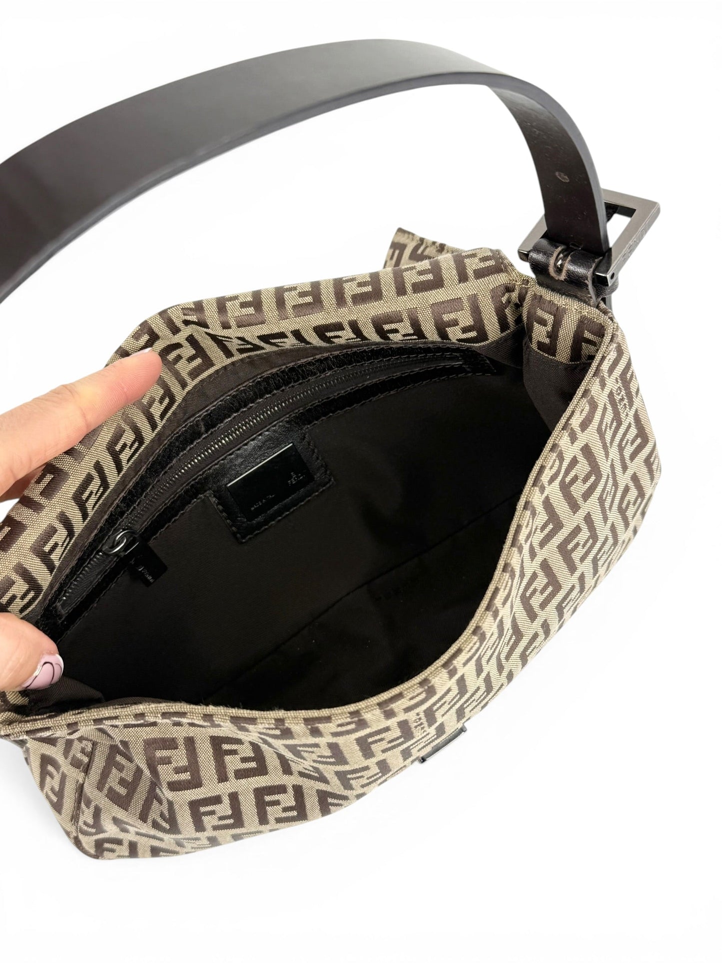 Vintage 90s Fendi Zucca Baguette Shoulder Bag | O/S, Multicoloured