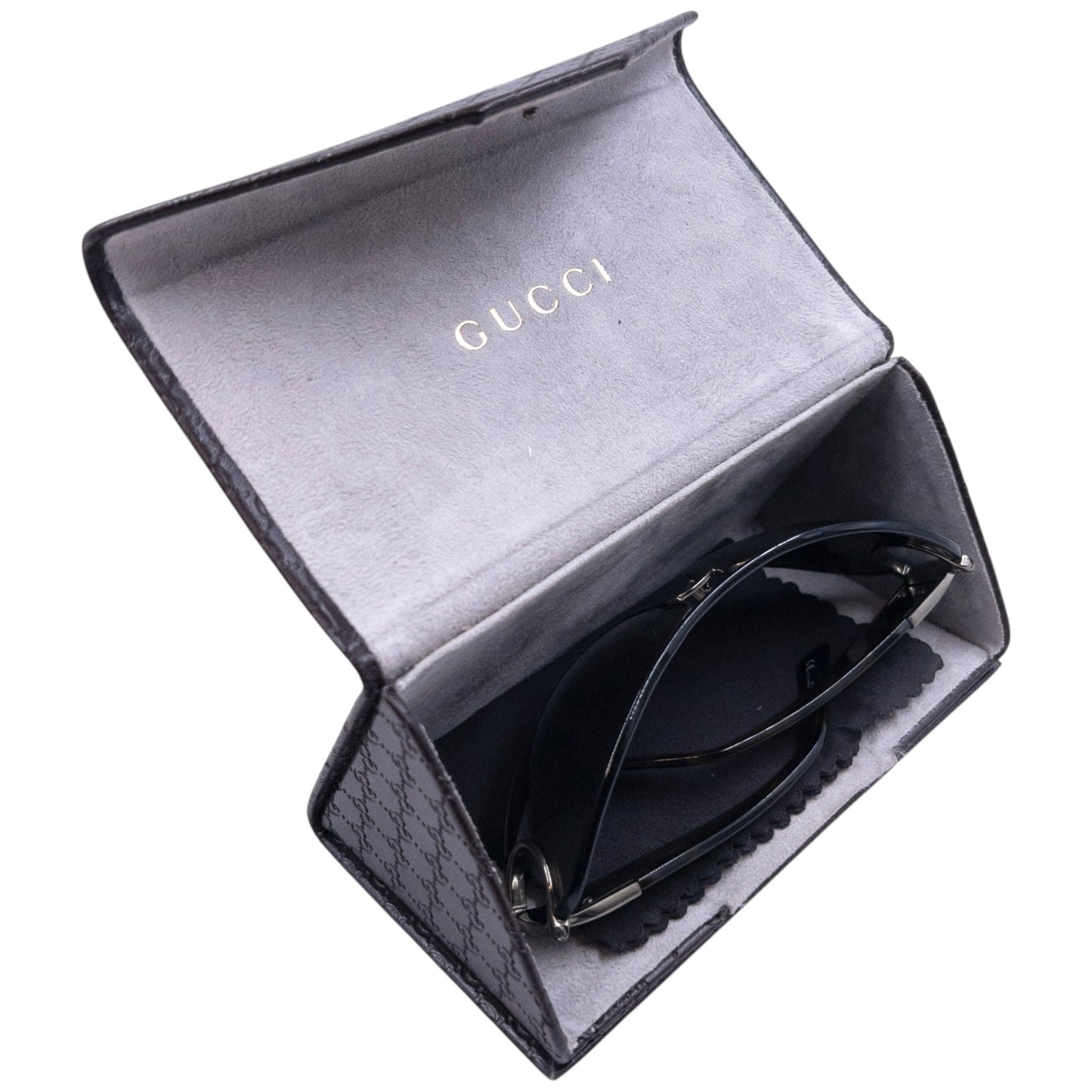 Vintage Gucci Horse Bit Tortoise Shell Monogram Sunglasses