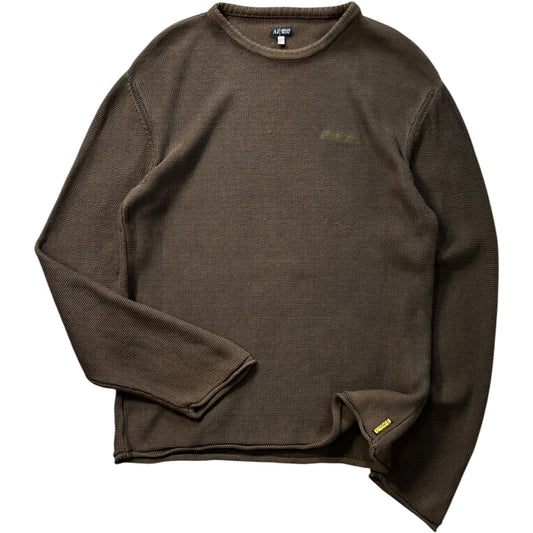 Armani Jeans 00’s Heavy Cotton Knit Jumper XL | XL, Multicoloured