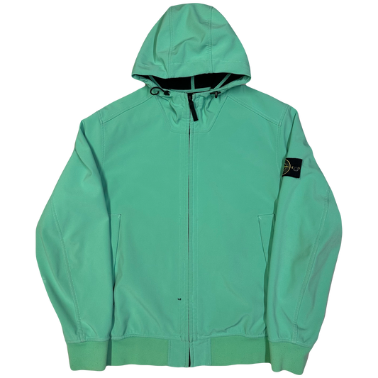 Stone Island Soft Shell Jacket In Green ( 3XL )