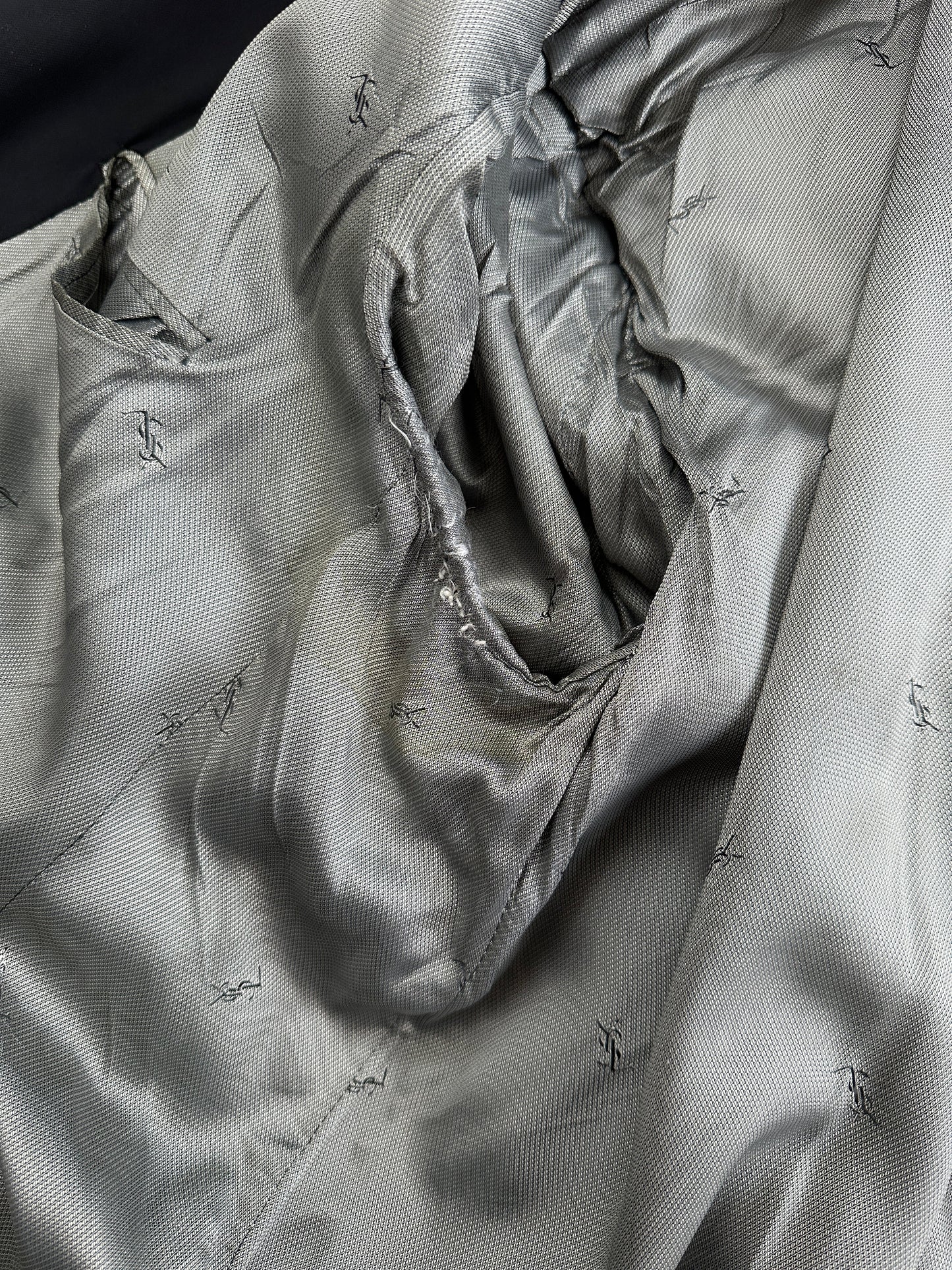 Yves Saint Laurent Pour Homme 1990s Pure Wool Bespoke Button Blazer - 42R/XL