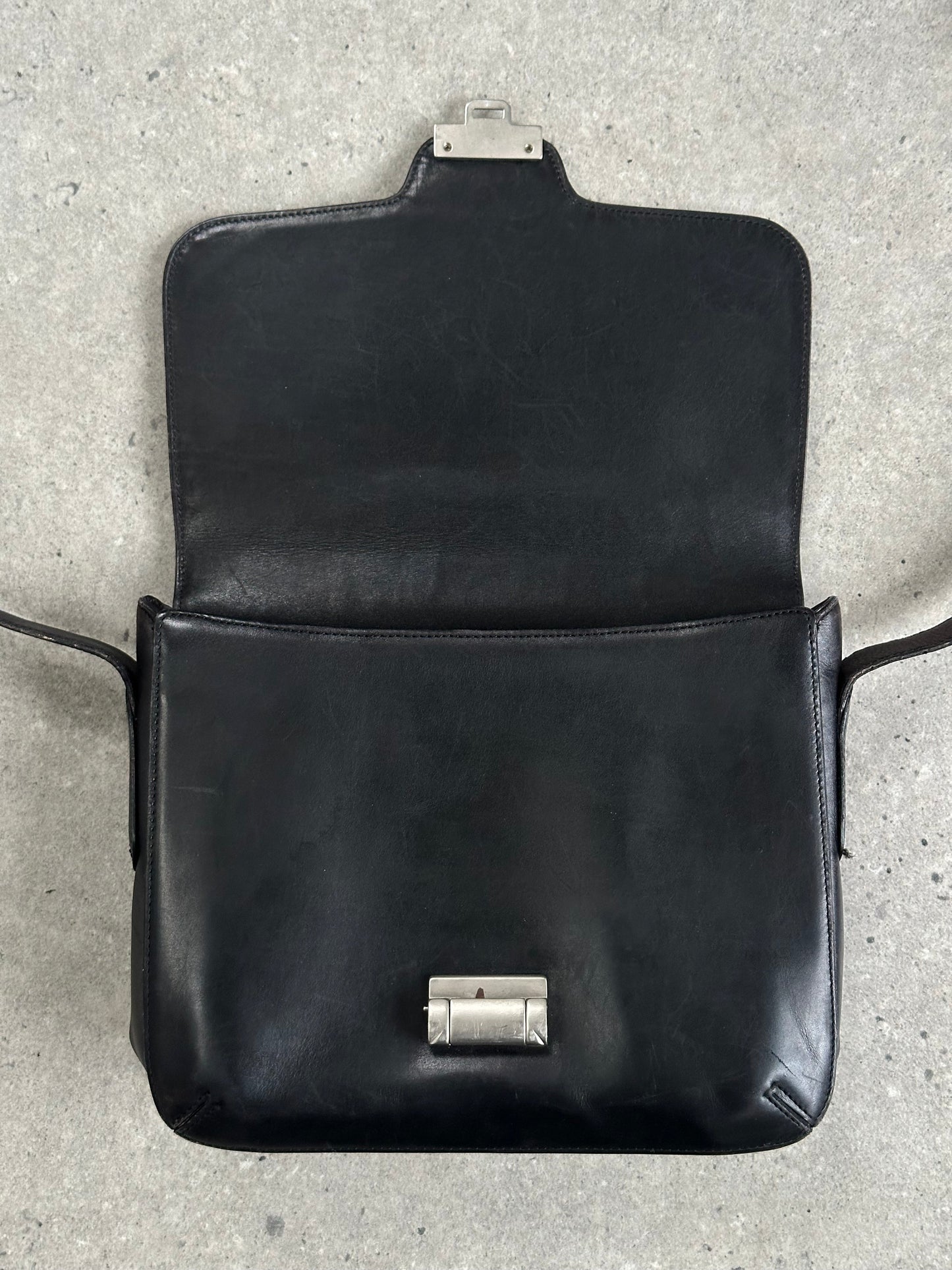 Giorgio Armani 2000s Leather Crossbody Bag