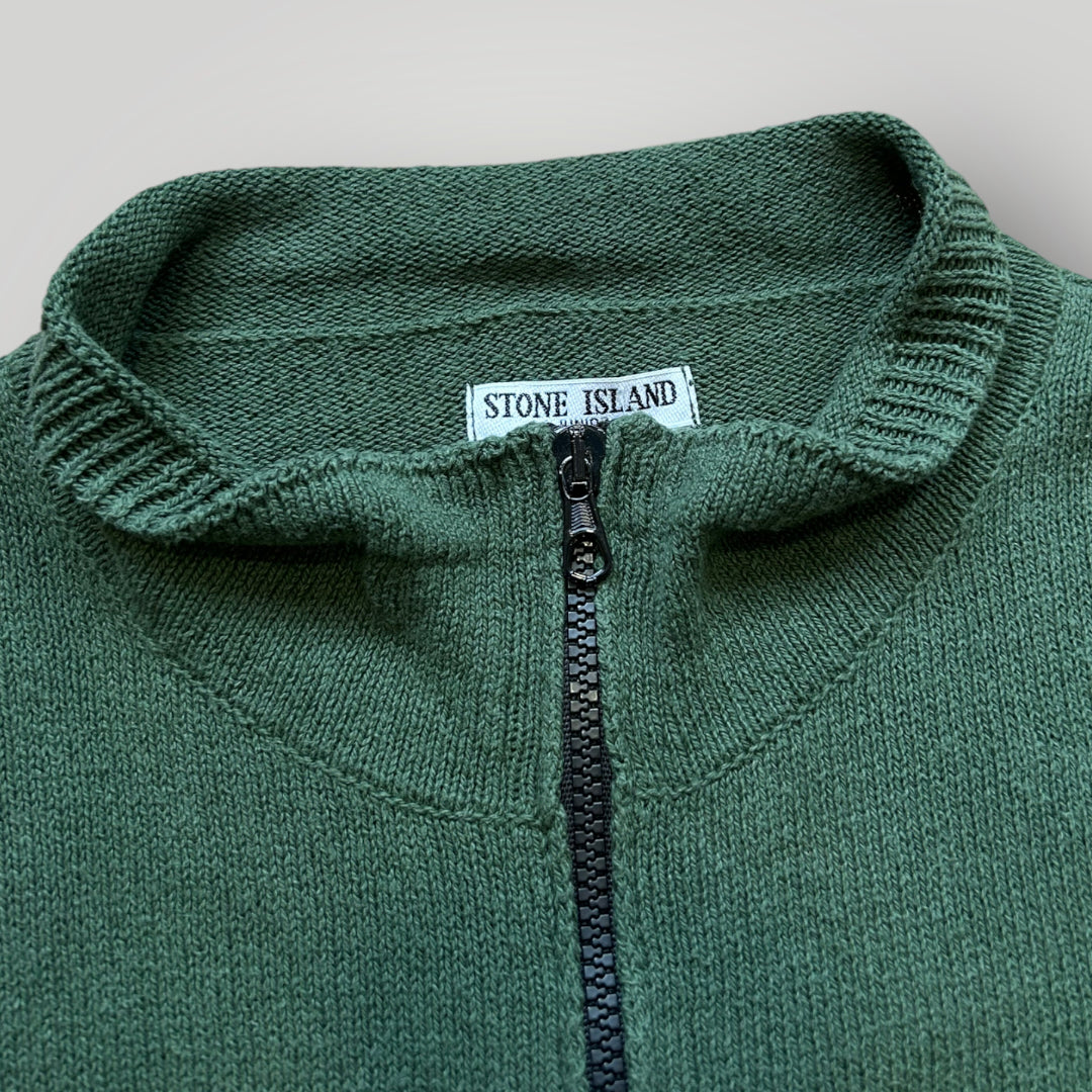 Stone Island AW/05 Zip Up Knit XS | Default Title, Green