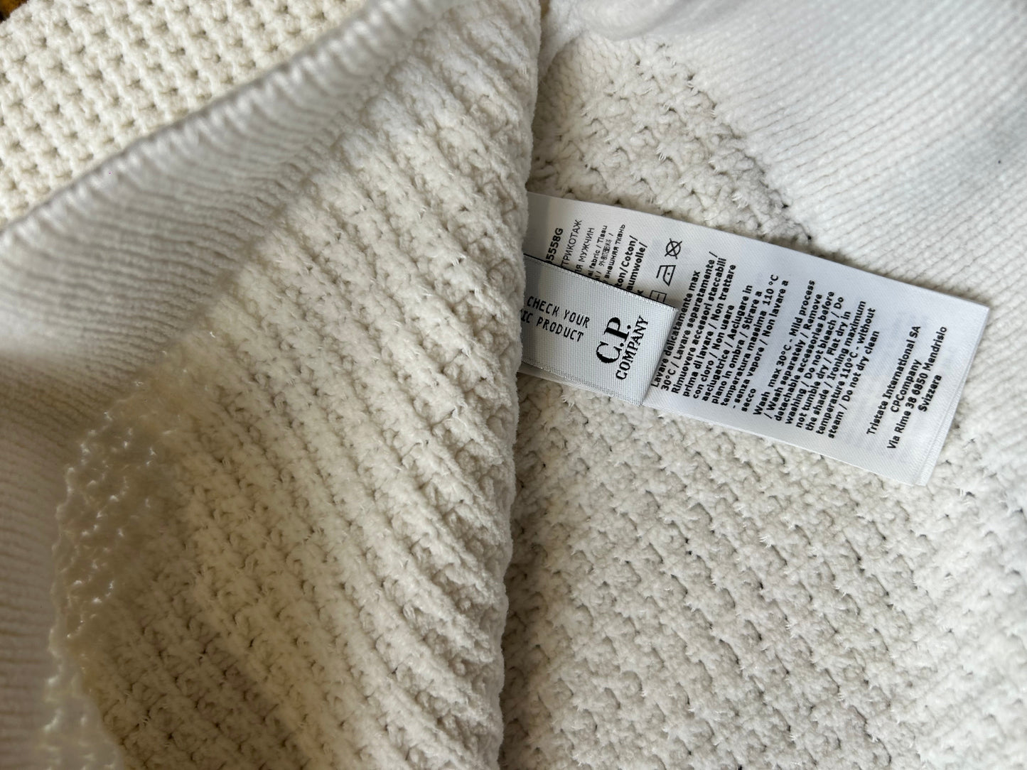 C.P. Company AW/21 Chenille Knit XL | Default Title, White