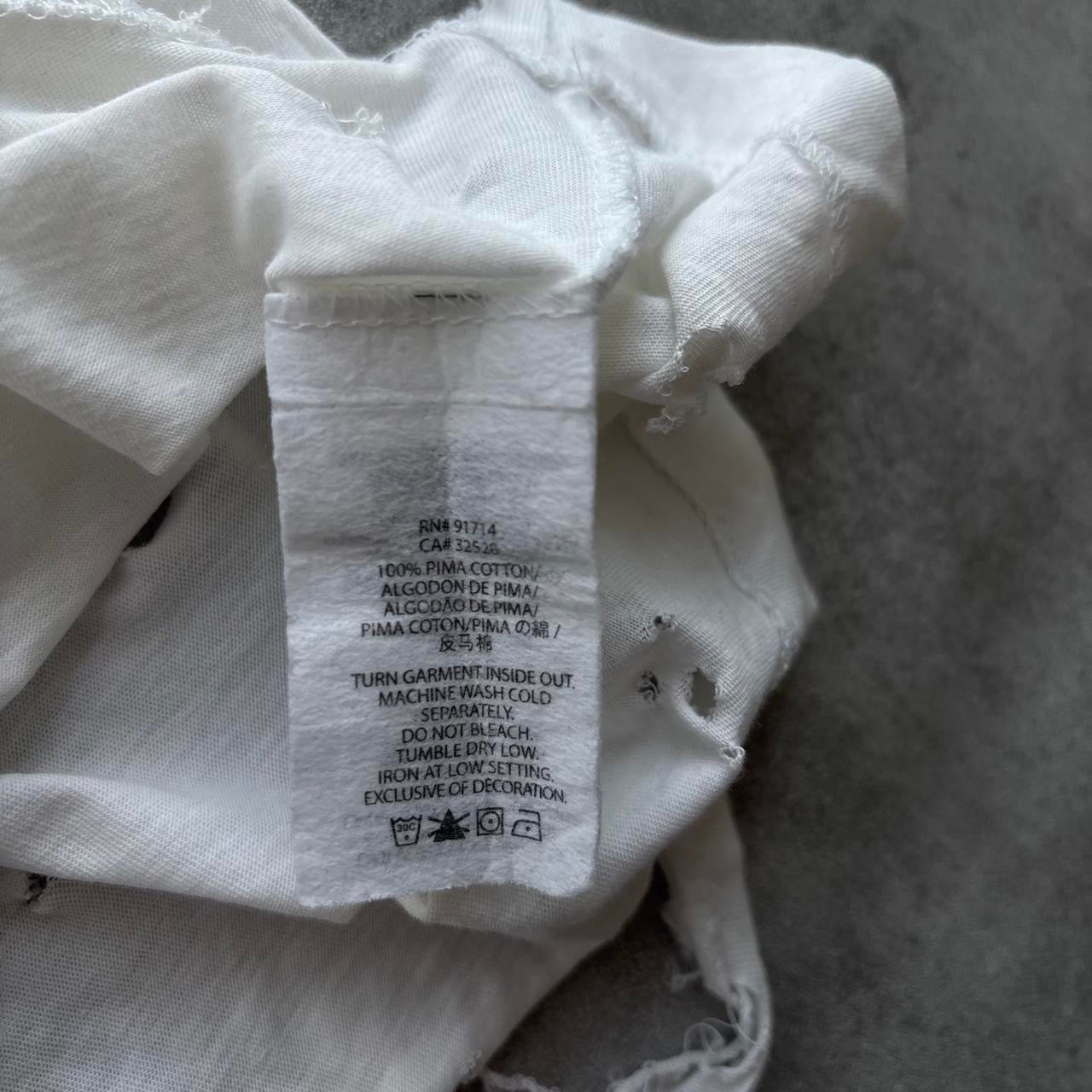 ARMANI DISTRESSED T-SHIRT | O/S, Red