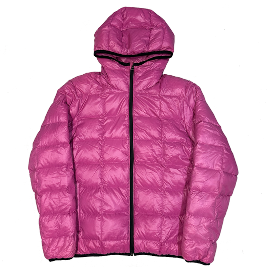 Camp 7 Square Stitch Puffer Jacket In Pink ( L )