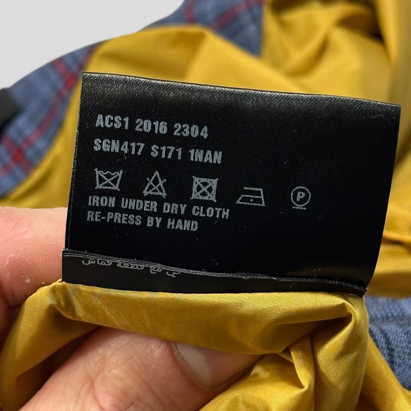 Prada Milano SS16 Wool Taped Zip Technical Plaid Blouson Jacket - IT46