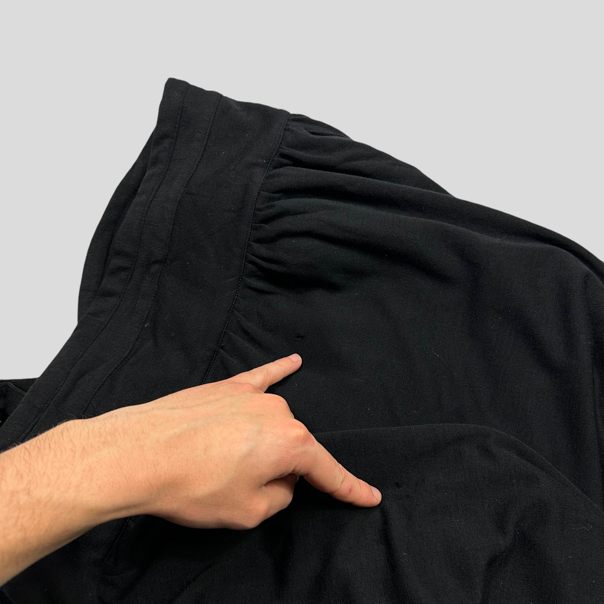 Comme Des Garçons 80’s Wool Wraparound Skirt - OS | O/S, Black