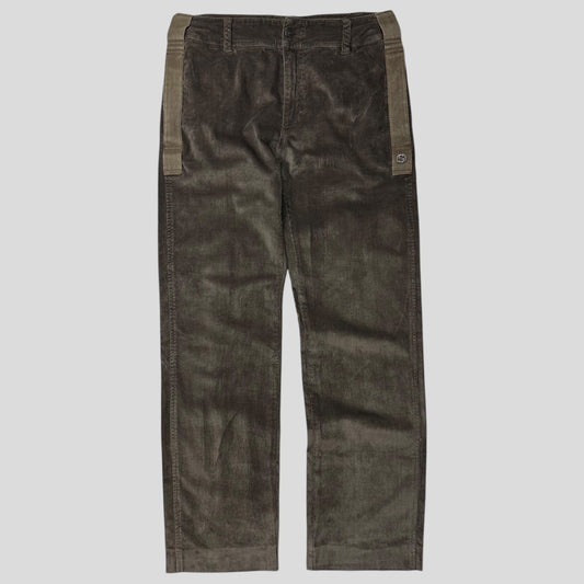 Gucci by Tom Ford 2004 Velvet Corduroy Western GG Logo Trousers - IT46