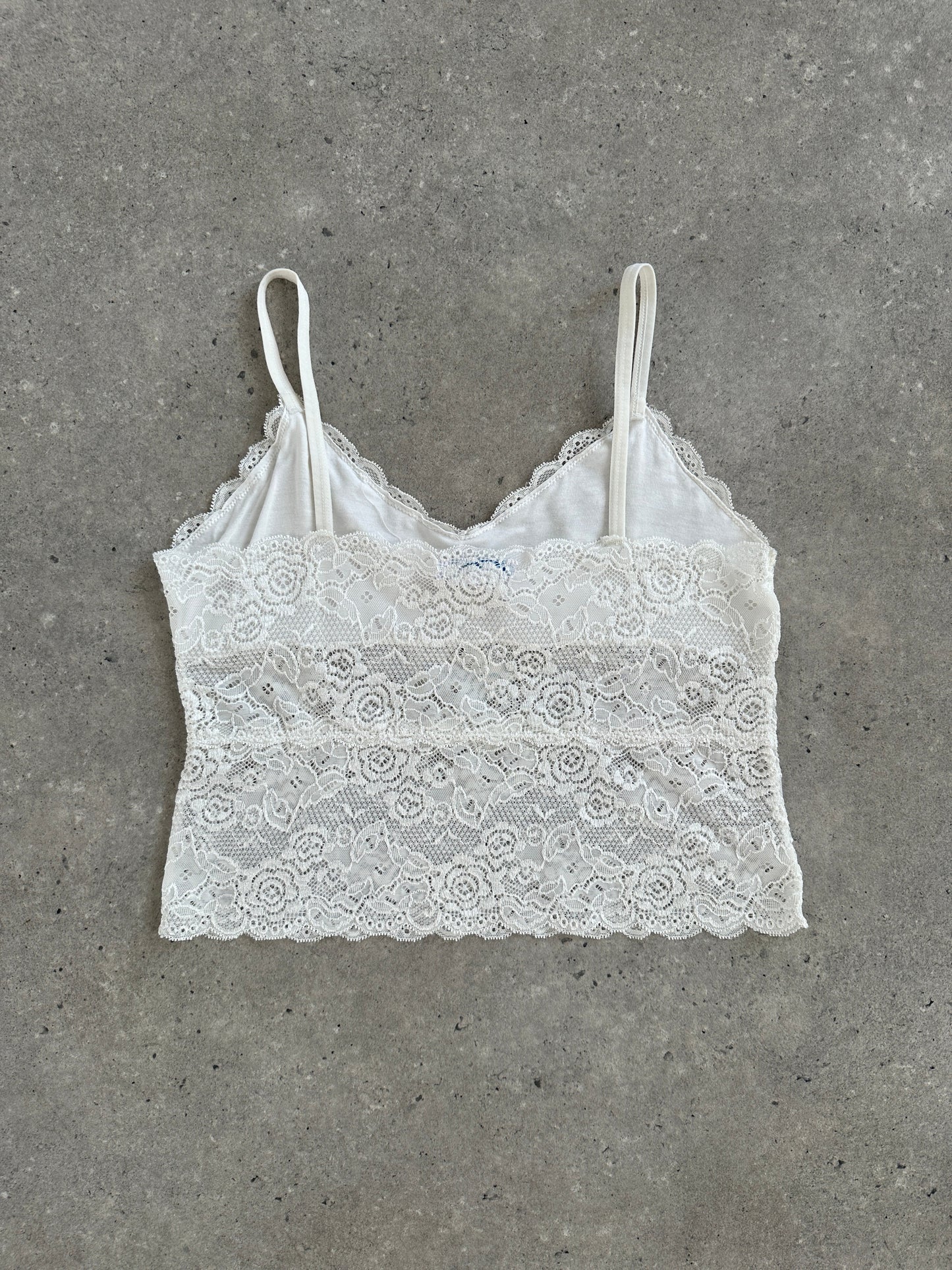 Vintage 2010s Lace Cami Top - M