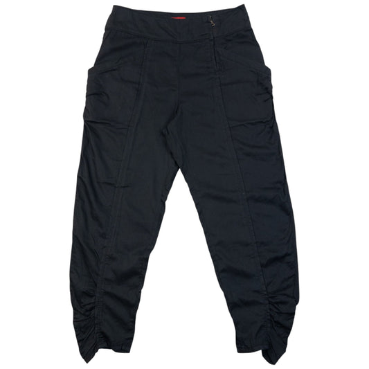 Vintage 2008 Prada Sport Ruched Trousers Womens Size W27 | W27, Black
