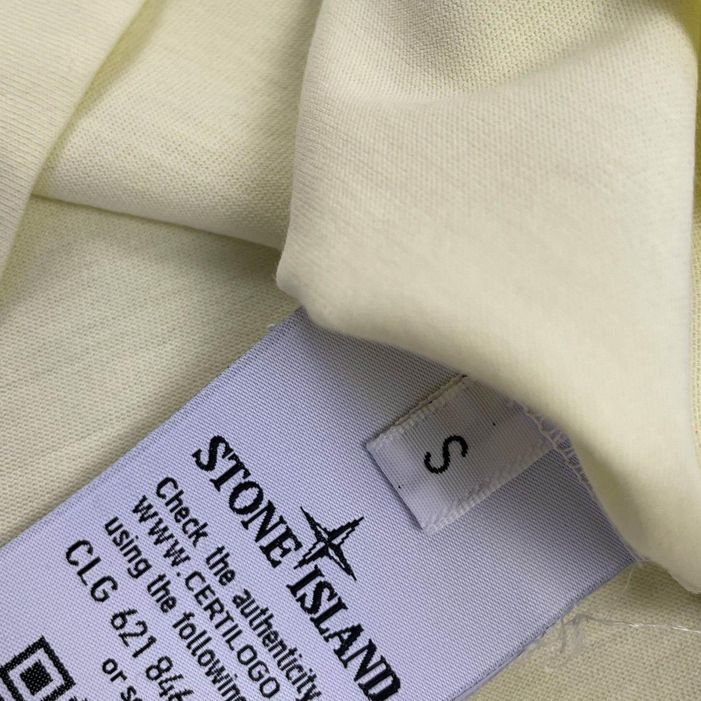Stone Island T-Shirt, Size Small | Stone island, Yellow