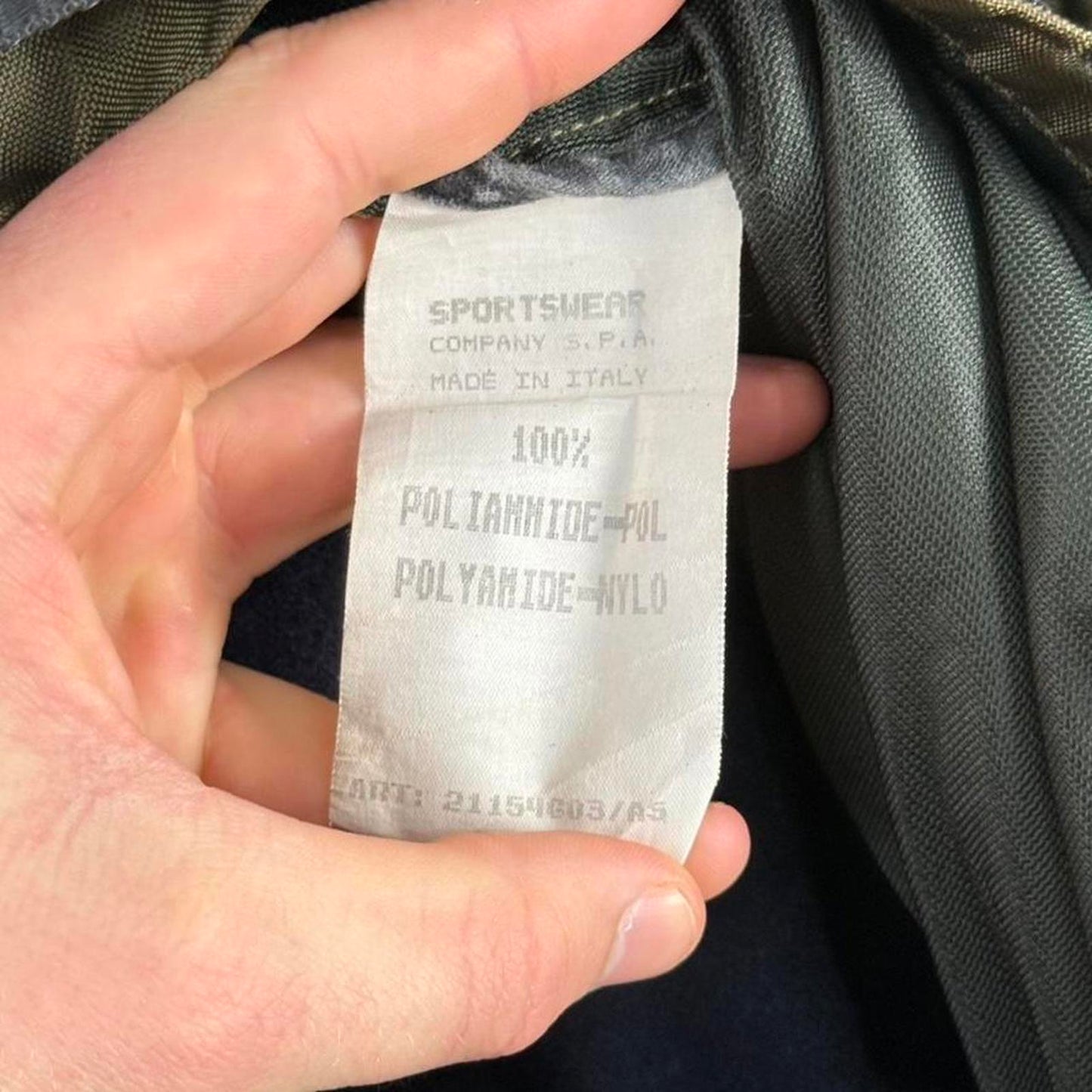 1994 Stone Island Formula Steel Jacket Olive (XL) | Extra Large, Green