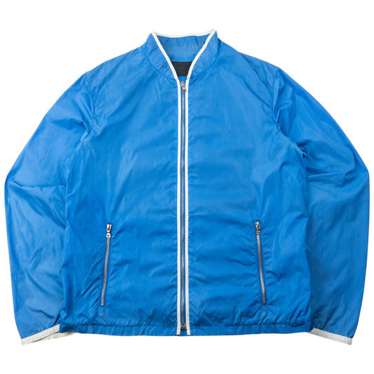 Vintage 2000s Prada Lightweight Zip Up Jacket Size M | Medium, Blue