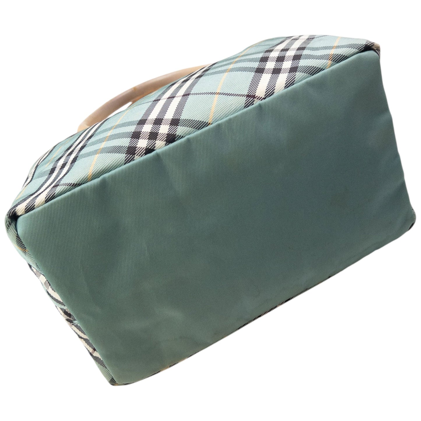 Vintage 2000s Burberry Blue Label Nova Check Handbag | O/S, Blue