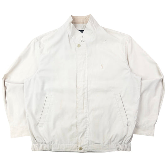 Vintage 90s YSL Yves Saint Laurent Harrington Jacket Size XS | XS, Cream