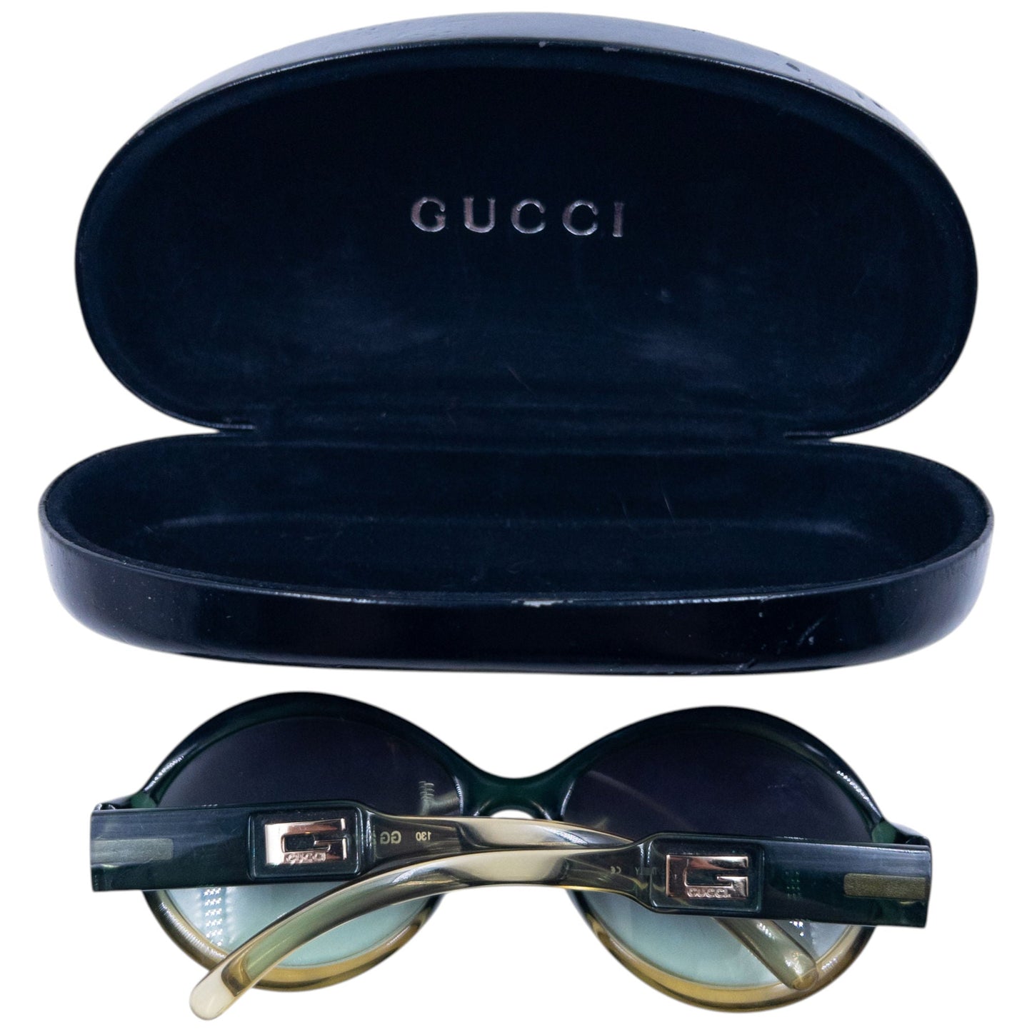 Vintage 90s Gucci By Tom Ford Gradient Sunglasses | O/S, Green