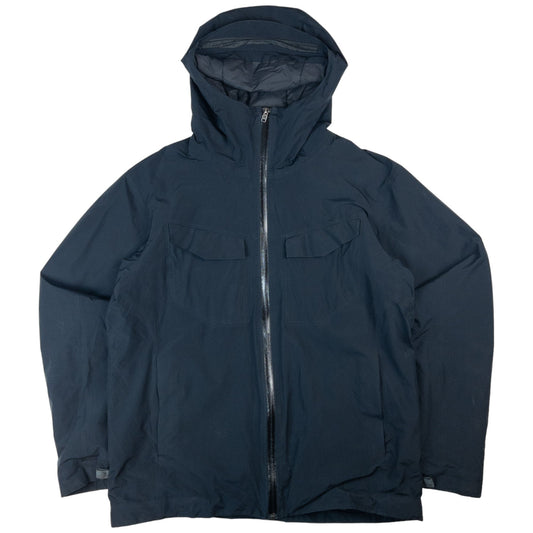 Vintage Arcteryx Veilance Zip Up Waterproof Puffer Jacket | Large, Black