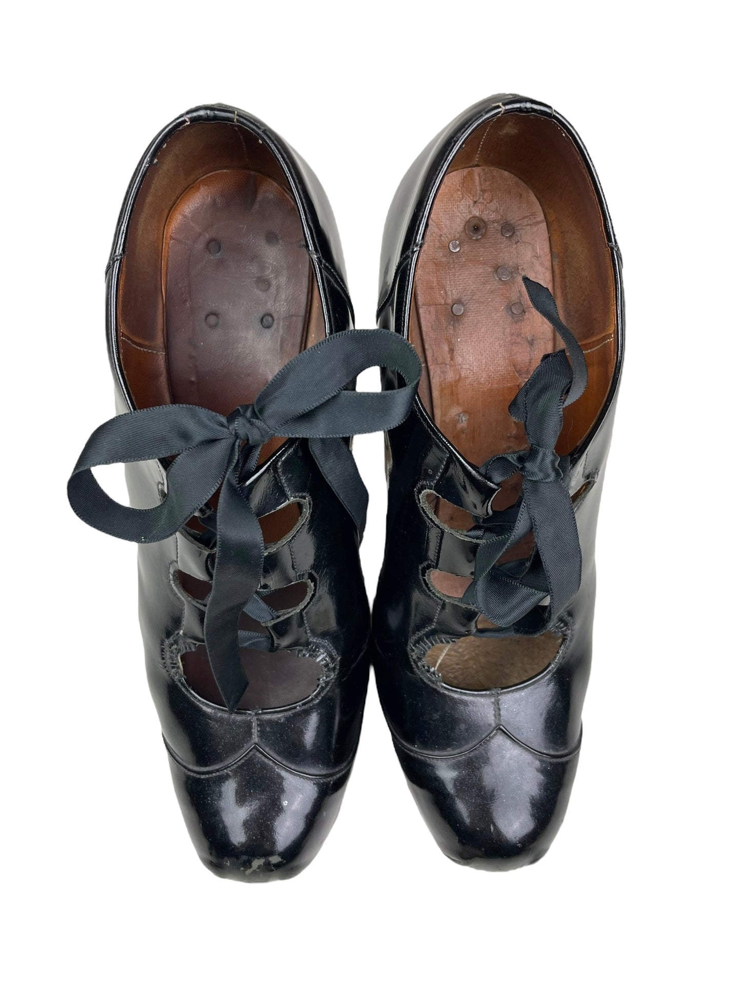 F/W 1993 Vivienne Westwood Elevated Ghillie platform heels | UK 5.5, Red