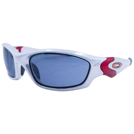 Vintage 2007 Oakley White Chrome Straight Jacket Sunglasses | O/S, Multicoloured