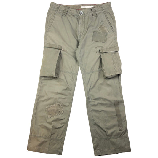 Vintage DKNY Jeans Patchwork Cargo Trousers Size W36