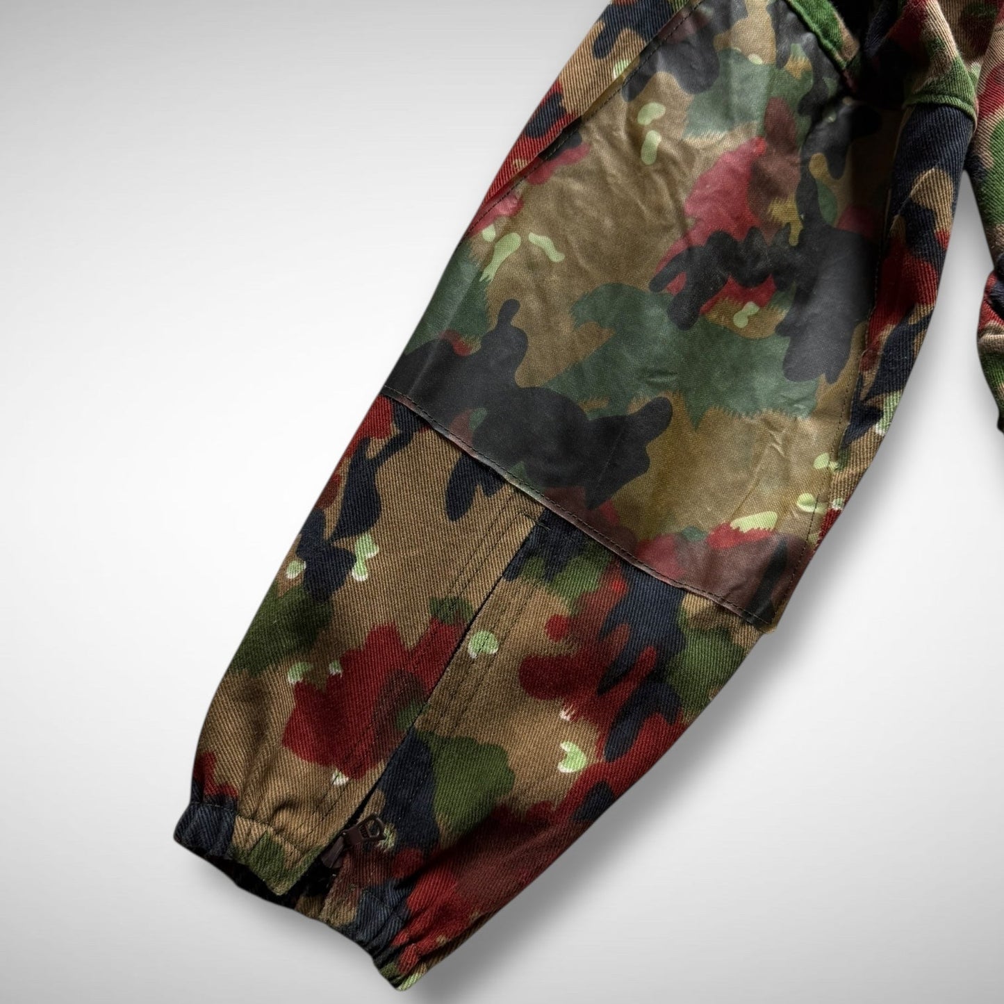 Swiss Army Camo Mesh Beekeeper Hood Jacket (90s)