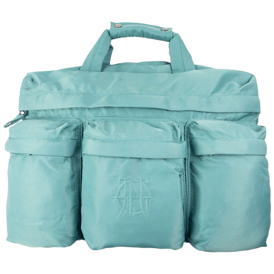 Vintage 90s Jean Paul Gaultier Cargo Luggage Bag | O/S, Blue