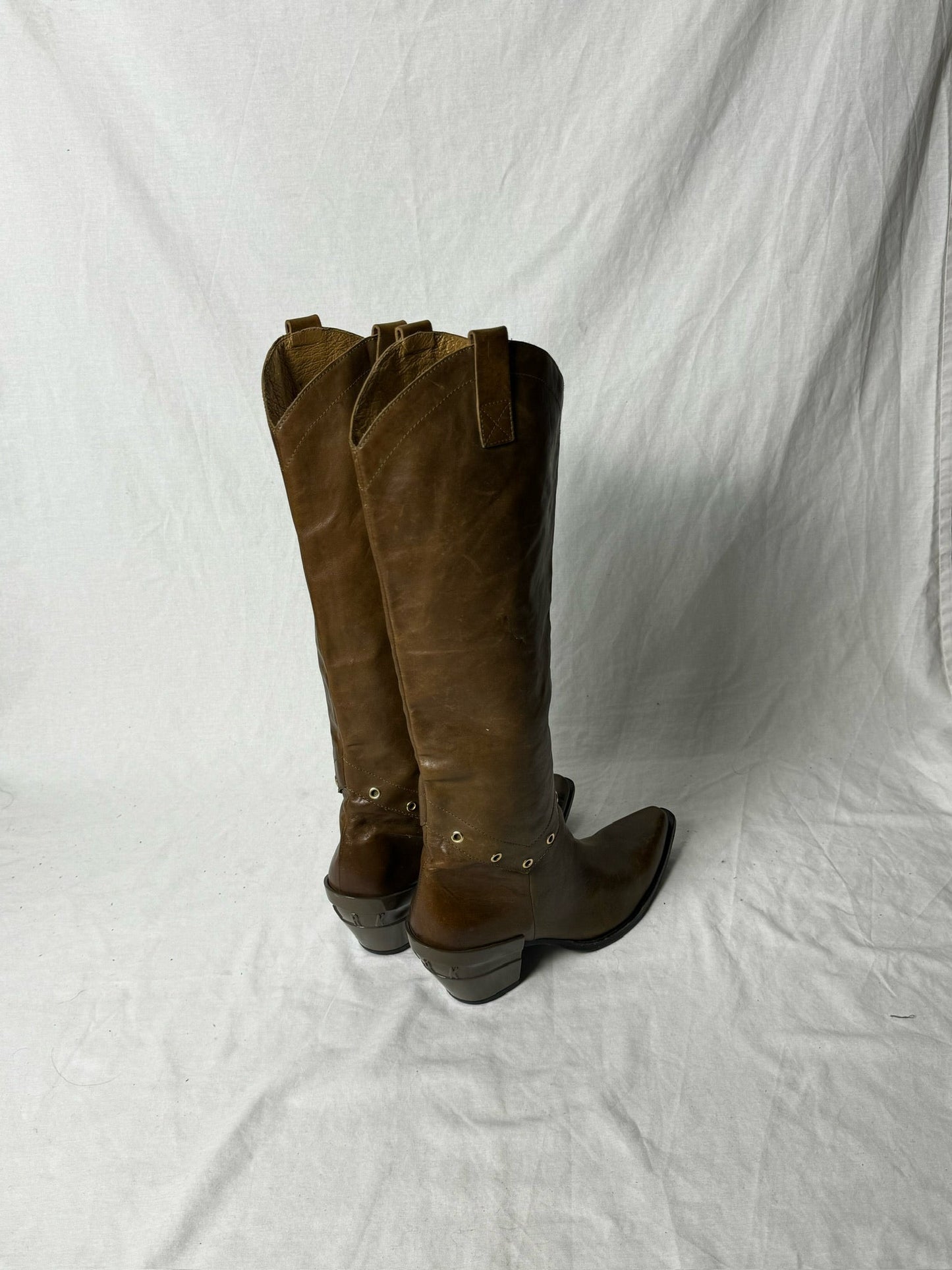 DIRK BIKKEMBERGS EYELET BOOTS | DEFAULT TITLE, Brown