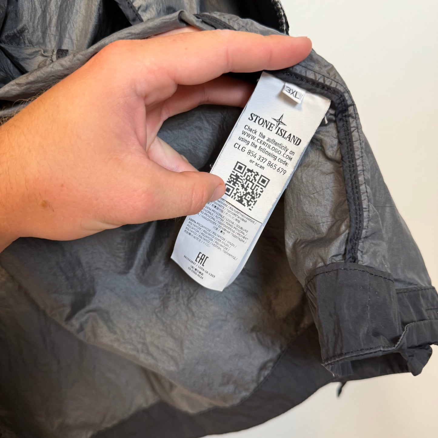 Stone Island Nylon Metal Watro Jacket (3XL) | XXXL, Black